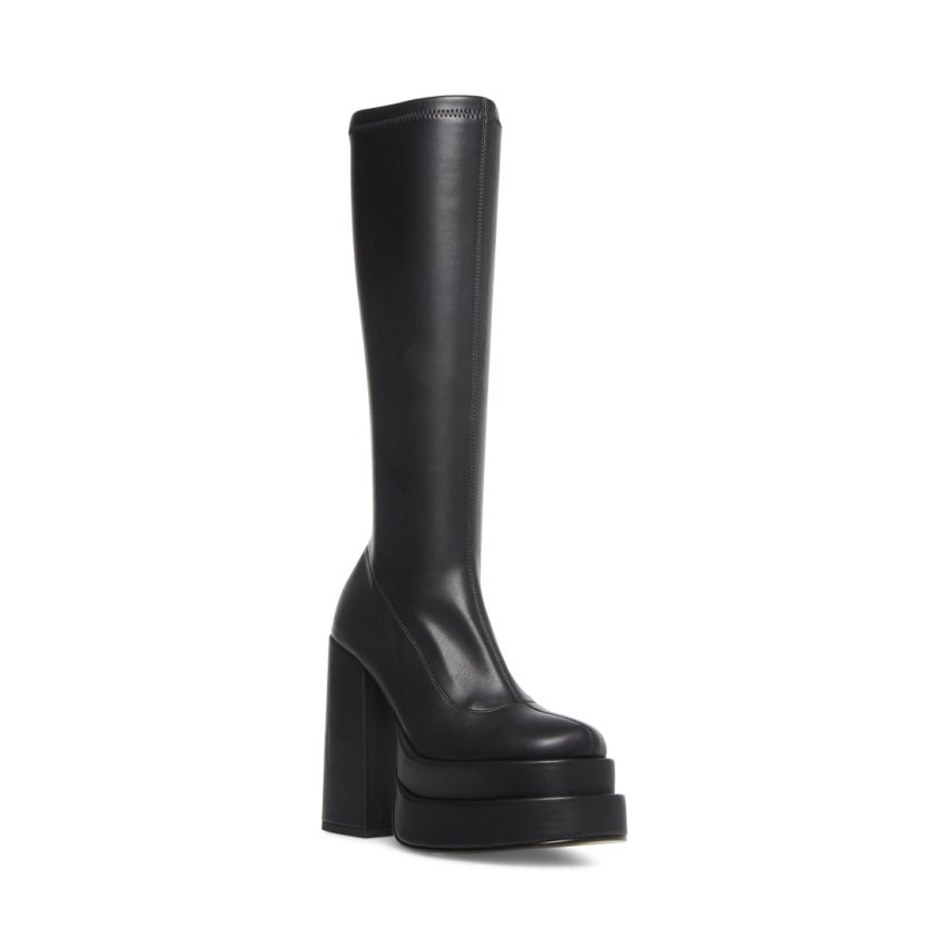 Black Steve Madden Cypress Women's Knee-high Boots | PH 0863WNY